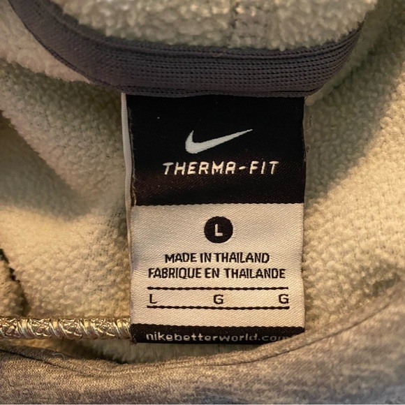 Nike Therma Fit Hoodie Atlanta Falcons Super Bowl 2017 Womens Large Gray‎ - Picture 7 of 10